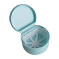 thumbnail image 2 of Shengyu False Storage Box Mouthguard Container Convenient Lightweight Cleaning Case Household Outdoor Hanging Net Blue Cyan, 2 of 6