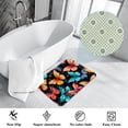 thumbnail image 3 of Butterfly Area Rugs: Polyester Non-Slip Kitchen Mat Office Rug - Machine Washable, 3 of 6