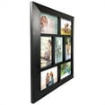 Mainstays 7Opening 4" x 6" Wide Bevel Black Collage Picture Frame