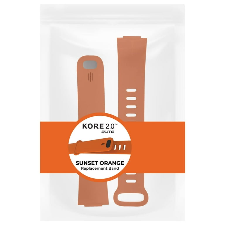 Kore 2.0 Elite Smart Watch Bands orange Soft Flexible