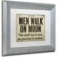 thumbnail image 2 of Trademark Fine Art "Moonwalk" Canvas Art by Color Bakery White Matte, Silver Frame, 2 of 4