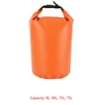 thumbnail image 3 of Transemion Sac Étanche à Sec, Sac de Compression à Rouleau pour Rafting, Bateau, Randonnée, Camping 75L orange 8L 1ensemble, 3 of 6