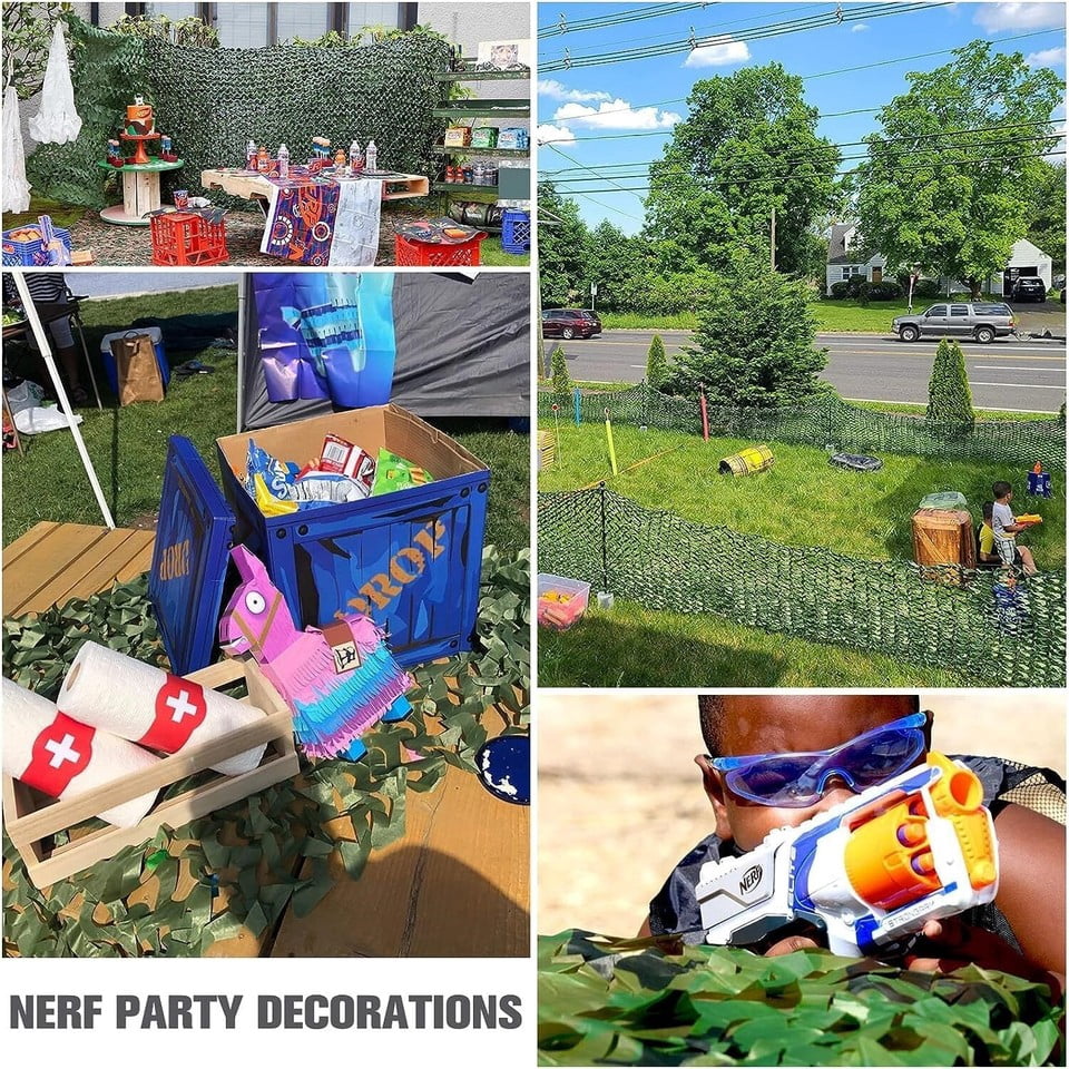 Camo Netting Blinds Great for Sunshade Camping Shooting Hunting Party Decoration, 6.6×10ft