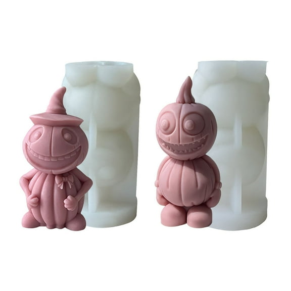 Skull Head Halloween Candle Molds - Skull Shape Silicone Mold for Candles, Resin, Chocolate - DIY Aromatherapy Decoration