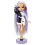 Rainbow High Rainbow Vision Royal Three K Pop – Tiara Song (Purple Lilac) Fashion Doll. 2 Designer Outfits to Mix & Match with Microphone Headset & Band Merch Playset, Gift for Kids 6-12 Years