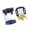 Black, variant on NANMELX Kitchen Garlic Press Cutter Slicer with Stainless Steel Fruit Chopper Cup