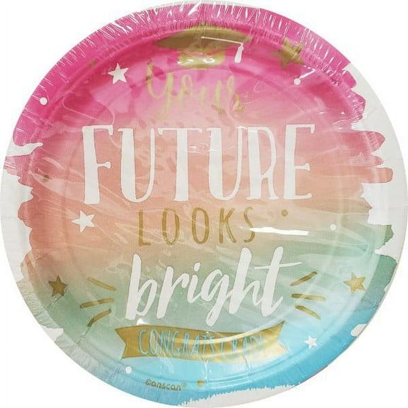 Graduation 'Lovely Grad' Small Paper Plates (18ct)