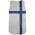 thumbnail image 2 of Distressed Finland Flag All Over Mens Tank Top Multi X-LG, 2 of 2