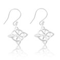 thumbnail image 1 of Aretes de Plata con Dije Triquetra para Mujer - Plata Esterlina 925, 1 of 1