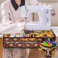 thumbnail image 4 of ZIATUBLE Sunflower Cow Sewing Machine Mat Aztec Ethnic Pad Organizer for Sewing Machine Non Slip Serger and Overlock Machine Accessories Pad with Storage Bag Living Room Decor, 4 of 5