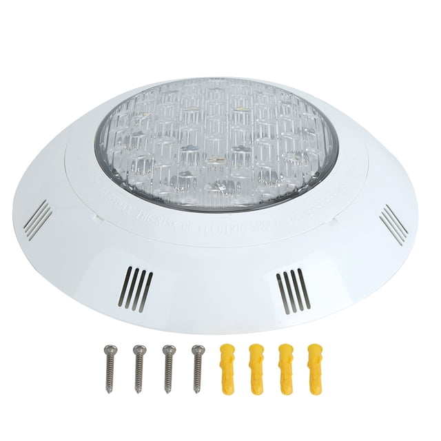 Lámpara de luz LED de pared de 18 W y 12 V, resistente al agua, para acuario, fuente, estanque, piscina, paisaje subacuático.