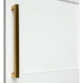 thumbnail image 2 of GlideRite 7-9/16 in. Center Solid Square Bar Cabinet Pull, Brass Gold, 2 of 3