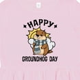 thumbnail image 4 of Inktastic 2026 Happy Groundhog Day Girls Toddler Dress, 4 of 5