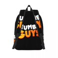 thumbnail image 4 of Mochila de lona con el divertido logotipo del juego Stumbleguys para hombres, mujeres, estudiantes, escuela, escuela primaria, secundaria, universidad, regalo, 4 of 4