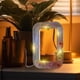 thumbnail image 3 of Lámpara de Letra de Resina con Alta Valor Facial, Adornos Florales, Lámpara de Noche, Resina, Floral, Decorativa, Lámpara de Mesa, Iluminación para Dormitorio, Lámpara de Noche para, 3 of 9