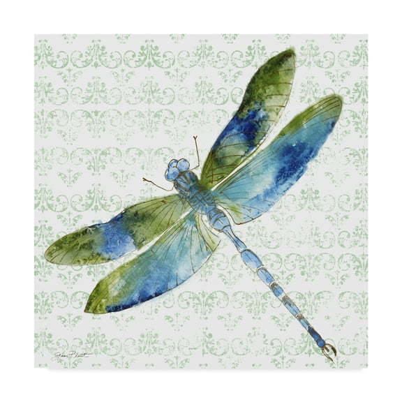 Trademark Fine Art 'Dragonfly Bliss 2' Canvas Art by Jean Plout