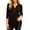 Brown, variant on Women's Casual Long Sleeve Peplum Tops V Neck Button Front Shirts Soft Loose Fit Tunic Blouse with Flattering Waist Design Lightweight Everyday Wear Top for Work Travel and Weekend Outfits