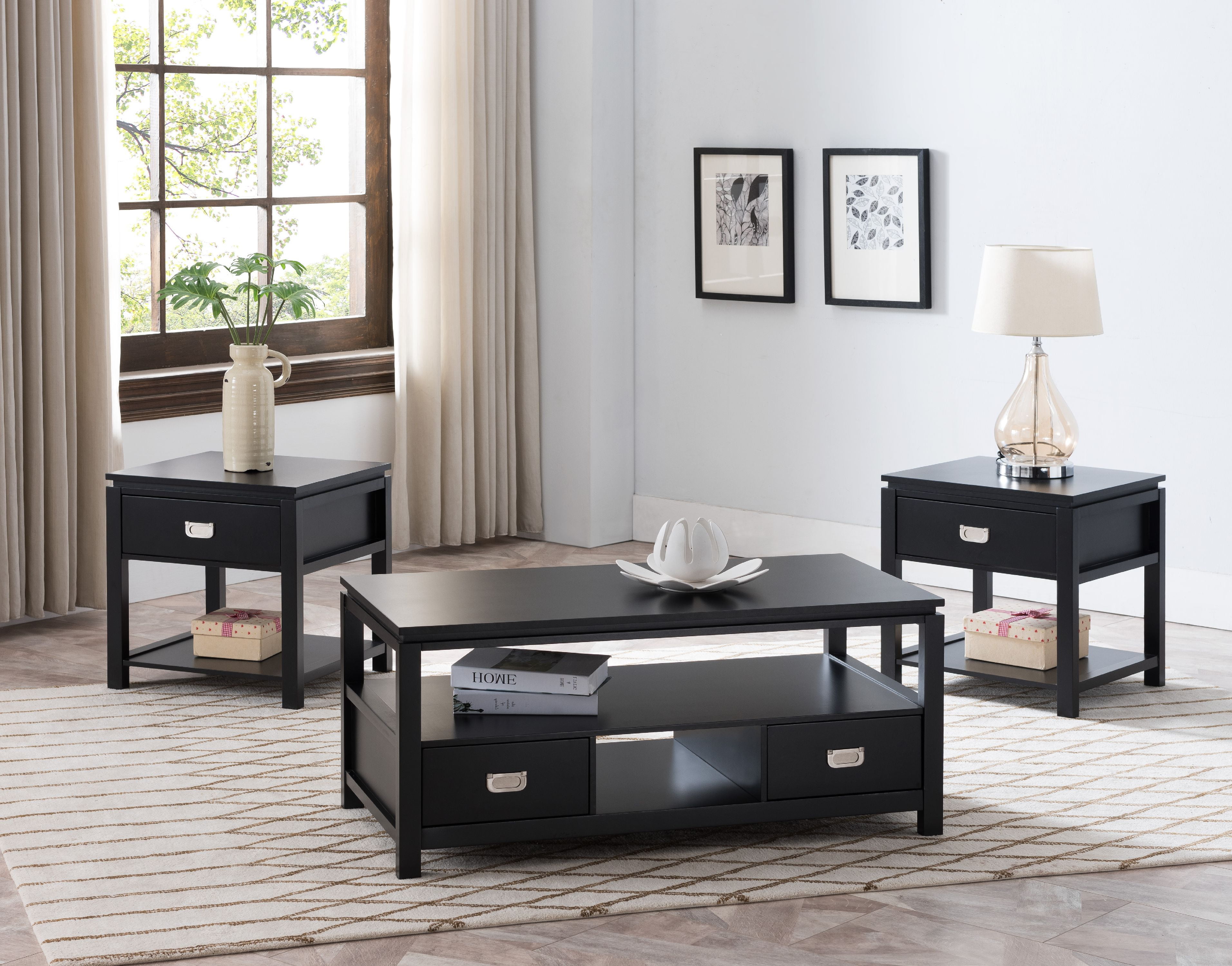 Adelaide 3 Piece Storage Coffee Table Set