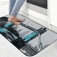 thumbnail image 4 of ONETECH Bridge Boats City Bridge Boats City Square Door Mat Indoor/Outdoor/Front Door/Bathroom Mats Non-Slip Durable Entrance Mat for Home Entrance Outside Entry 19.68*47.24 in, 4 of 6