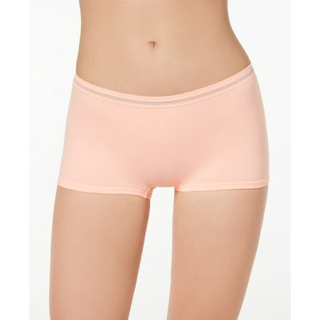 Jenni Womens Seamless Boyshort Panty  Orange  X-Large