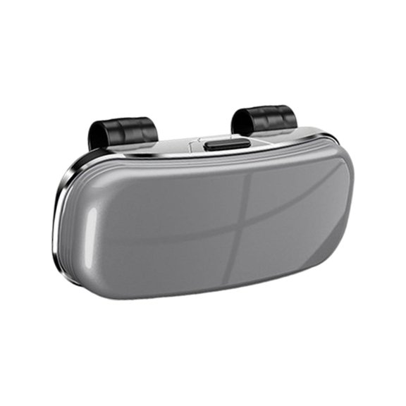 Serenable Sunglasses Holder for Car Visor Sun Visor Organizer Sturdy Auto Glasses Case Gray