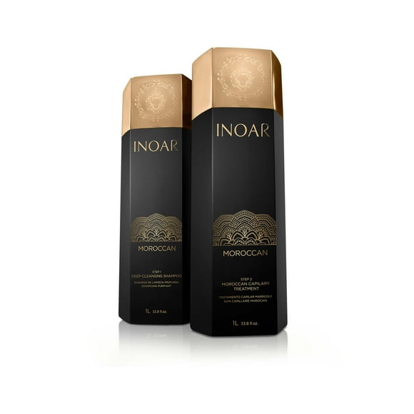 Tratamiento Keratina Inoar Alaciado De Cabello Marroquí 2 Pasos