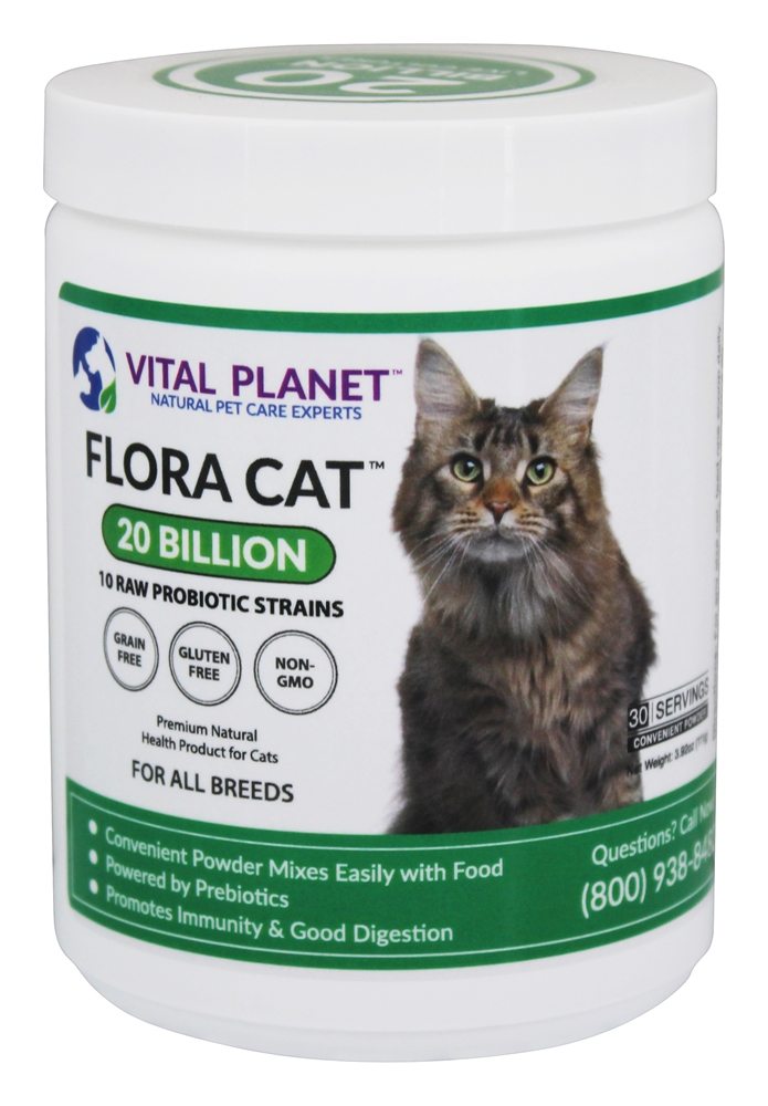 Vital Flora Cat Flora Cat Powder Daily Probiotic 30 Servings