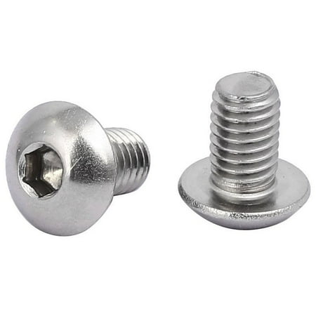 

M5x8mm 304 Stainless Steel Button Head Hex Socket Cap Screws 80pcs