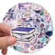 thumbnail image 3 of Pegatinas Magic Moon de vinilo impermeable, color morado, 100 unidades/lote, 3 of 5