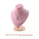 thumbnail image 4 of Jewlery Organizer Display Stand Pendant Earrings Necklace Mannequin for Shop Showcase Decor Wooden Base Chain Holder C, 4 of 5