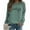 Mint Green cheap stuff under 5 dollars, variant on Dyegold Womens Sweatshirts Trendy Flash Deals Fleece Western Oversized Hoodie Teen Girls Comfy Letter Printed Shirts Crew Neck Long Sleeve Casual Outfits Ladies Winter Sweater Plus Size Tops