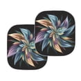 thumbnail image 2 of Binienty Boho Floral Car Sun Shade for Windshield Foldable Sunshade Front Window Cover Sun Visor Auto Sun Heat and UV Rays Blocker Keep Your Vehicle Cool Protector Accessories for Truck SUV, 2 of 6