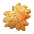 thumbnail image 2 of Autumn Yellow Maple Leaf Shaped Throw Pillow, Soft Plush 3D Leaf‑Shaped Decorative Cushion, Novelty Fall Accent Pillow for Sofa Couch Bed Living Room Thanksgiving Home Decor, 2 of 7