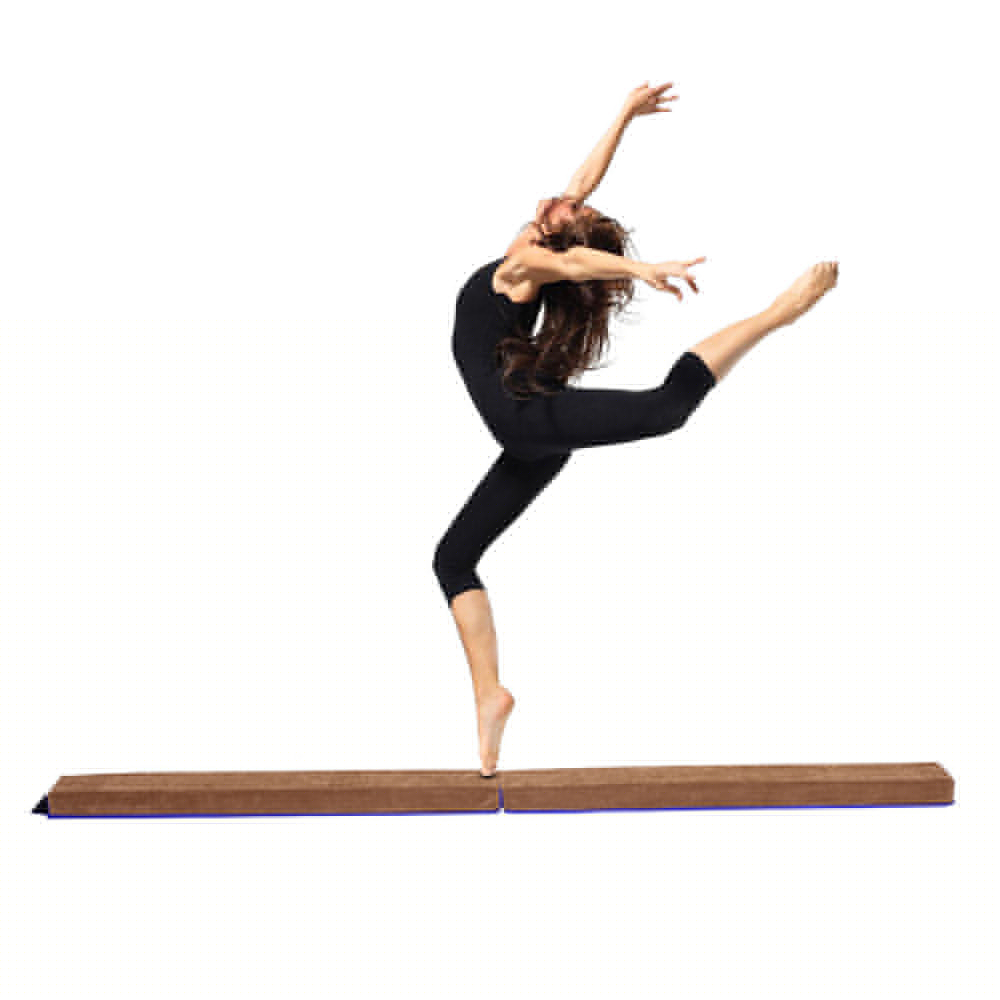 Zimtown 8 Feet Folding Gymnastic Balance Beam Home Floor Stability Prictice, Portable Anti-slip Training Board for Kids... by