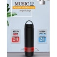 thumbnail image 4 of Botella de Agua Bluetooth con Aislamiento Al Vacío, Asa de Transporte y Altavoz Inalámbrico de Acero Inoxidable 304., 4 of 11