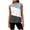 Light Blue-Tank Tops for Women, variant on Workout Tank Tops Woman Plus Size Color Block Sleeveless Shirts Split Open Back Athletic Tee