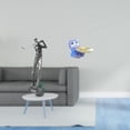 thumbnail image 2 of Figura de resina de gato golfista, escultura moderna para amantes del golf y entusiastas de los gatos, decoración de estanterías, mesa de comedor esti, 2 of 8