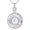 Pink, variant on Nautical Compass Crystal Circle Cremation Jewelry for Ashes Memorial Urn Necklace for Loved Ones Urn Necklace Memorial Ash Pendant Keepsake