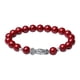 thumbnail image 1 of Pulsera de cinabrio para mujer con colgante Ruyi de plata de ley, 1 of 2