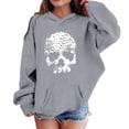 thumbnail image 2 of Girls Halloween Print Hoodie Long Sleeve Casual Pullover Top For Kids, 2 of 4