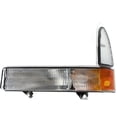 thumbnail image 2 of For Ford F-450/F-550 Super Duty 2002 2003 2004 Parking Light Driver Side | CAPA Certified | Clear and Amber Lens | Plastic Lens | Replacement For FO2520169, FO2520169C | 2C3Z13201AA, 2 of 7