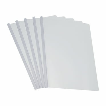 Avery Clear Report Covers with Sliding Bars, White Binding Bars, Holds ...