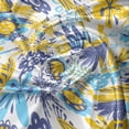thumbnail image 5 of Ambesonne Floral Window Valance, Chrysanthemum and Butterfly, 54" X 12", Earth Yellow Blue, 5 of 5