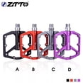 thumbnail image 3 of ZTTO JT07 1 par de 1 par de bicicletas Pedal de acero Axis 32 Picos de color sólido Pedales de bicicleta Ciclo de ciclismo al aire libre Accesorios de accesorios rojos Eigraketly OD002855-02B, 3 of 7