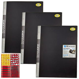 Itoya Original Art ProFolio A3 Art Portfolio Binder with Plastic Sleeves  and 48 Pages - Presentation Book Portfolio Folder for Artwork with Clear