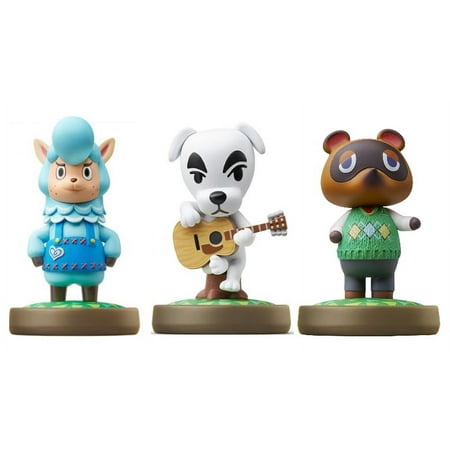 Cyrus - K.K. - Nook Amiibo (Animal Crossing Series) for Nintendo Switch - WiiU, 3DS -3Pack (Bulk Packaging) …