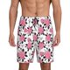 thumbnail image 1 of Fotbe Rose Flowers Pantalones Cortos de Pijama para Hombre, Ropa de Dormir, Pantalones de Pijama Cortos para Hombre-Medium, 1 of 6