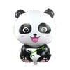 HEMOTON 10pcs Panda Foil Balloon Creative Animal Decor Balloon for Festival Party Birthday (Black)