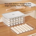 thumbnail image 6 of Dumpling Organizer Freezer Box, Refrigerator Storage Bins with Lids, Stackable Food Storage Containers, Layered Dumpling Storage Tray for Kitchen Fridge, 6 of 6