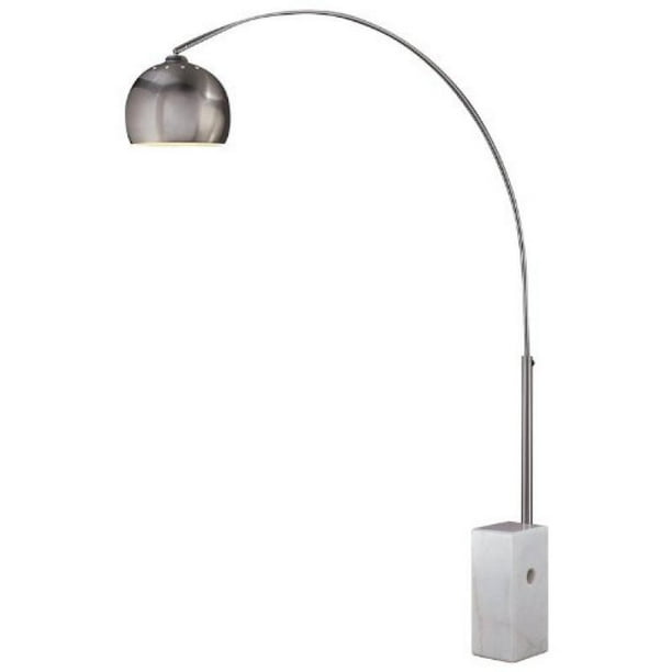 Kovacs P054084 1 Light Arc Floor Lamp with Marble Base